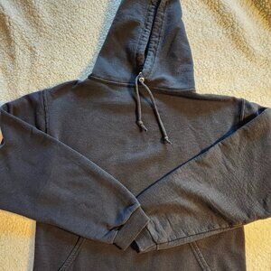 Mens black hooded sweatshirt